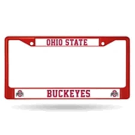 Rico Industries Ohio State Buckeyes License Plate Frame Metal Red 9474696522